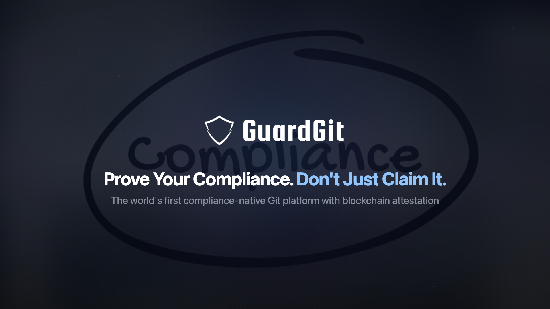 Introducing GuardGit: Compliance-Native Git with Blockchain Attestation